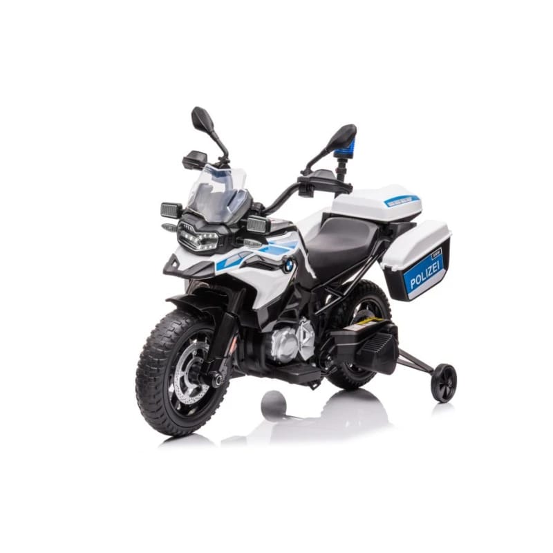 رويال بيبي | دراجة نارية للأطفال BMW F 850 GS-P للشرطة، اللون أبيض