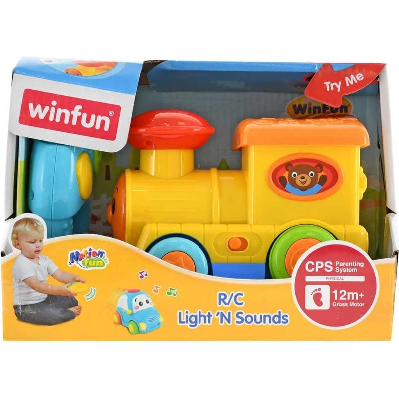 لعبة قطار Winfun R/C مع أضواء وأصوات