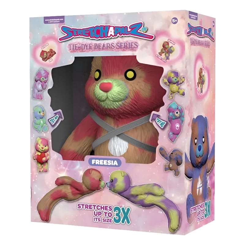 BTF | Tie-Dye Bear Elastic Doll