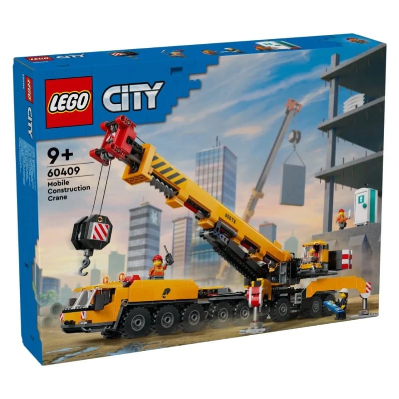 LEGO | CITY, رافعة البناء المتنقلة الصفراء