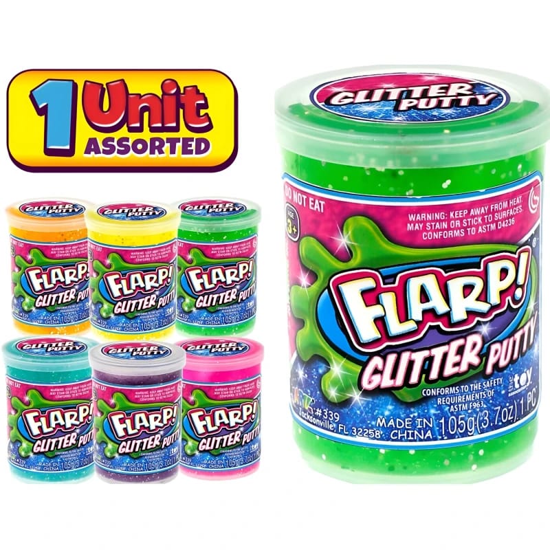 JARU | Flarp Glitter Putty, Random Color