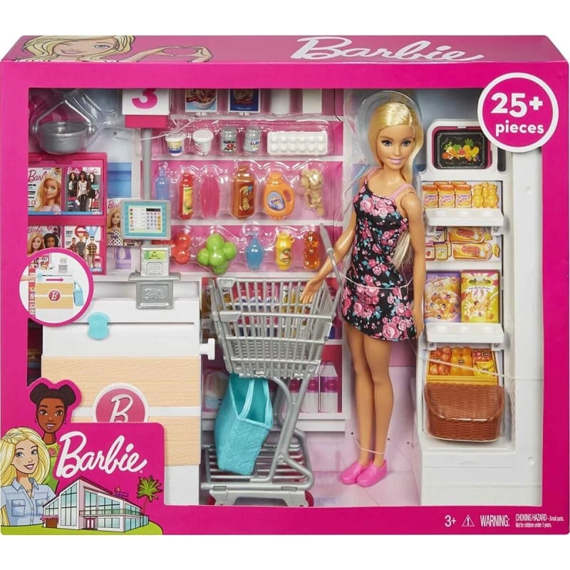 MATTEL | Barbie, Supermarket Playset