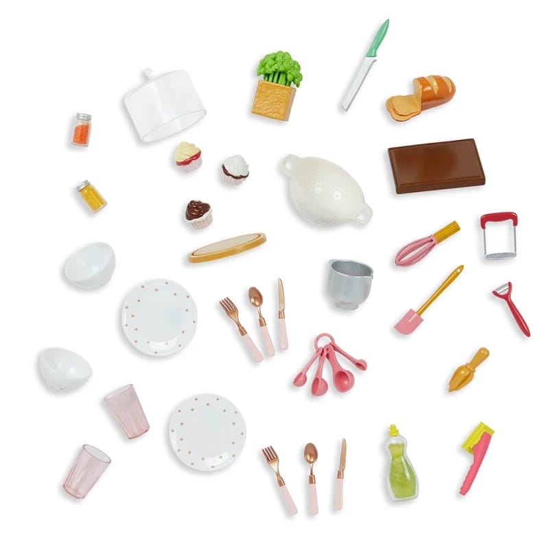 Our Generation Electronic Kitchen Island Set For 46 Cm Dolls