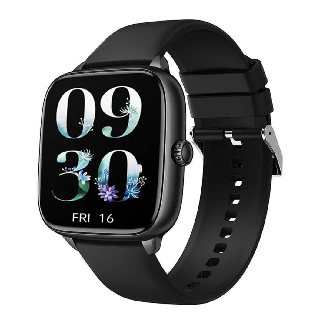 WiWU Smart Watch SW06, IP68 Waterproof, Screen Size 1.72" HD, Health Tracking, Voice Assistant, Sport Modes, Black - 18 Month Warranty
