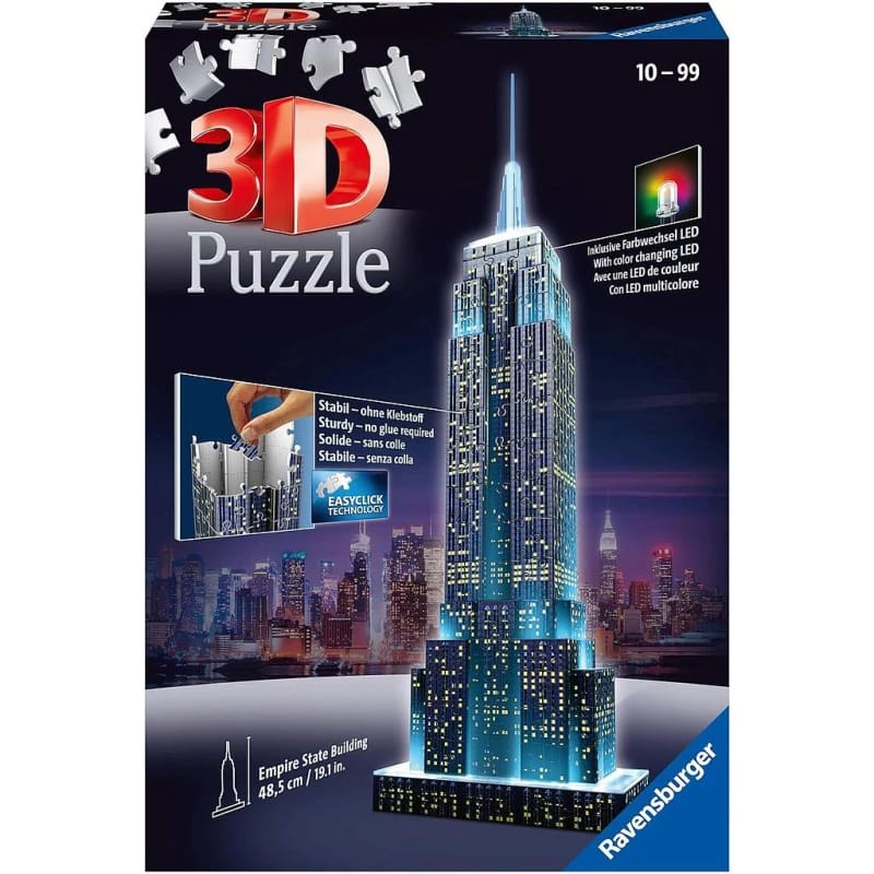 Ravensburger | 3D Puzzle Empire State Building - Night Edition