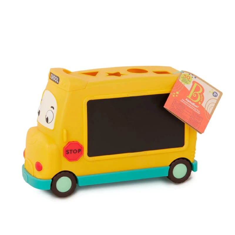 B. Toys, Educational School Bus, AlphaBus