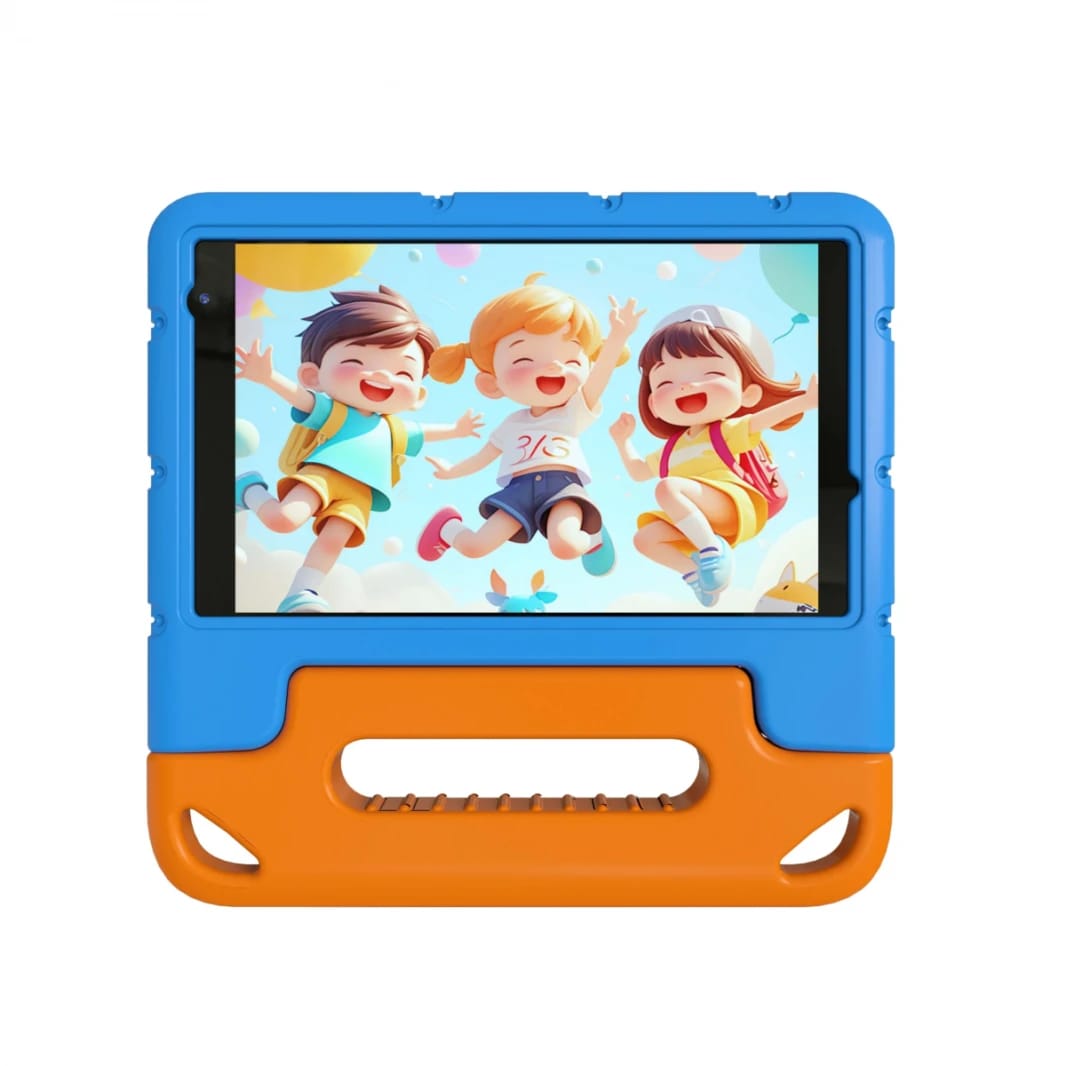 VIKUSHA Tablet V-N7, 8" HD 1280*800 IPS, 4G + 4G RAM + 64GB ROM, 4000mAh 4-6 Hours Battery Life, Android 13 w/ Stand Cover + Charger + Headset - Blue