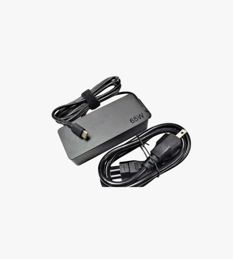 شاحن لابتوب لينوفو 65 واط بتصميم USB-C نوع C لمستخدمي الأجهزة المحمولة بقوة وكفاءة.