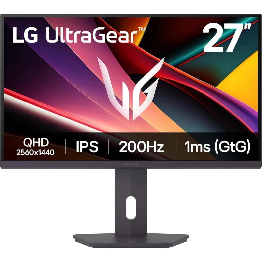 LG 27G610A-B 27-inch Ultragear 2K (2560 x 1440) IPS Gaming Monitor, 200Hz, 1ms | Full Rotate