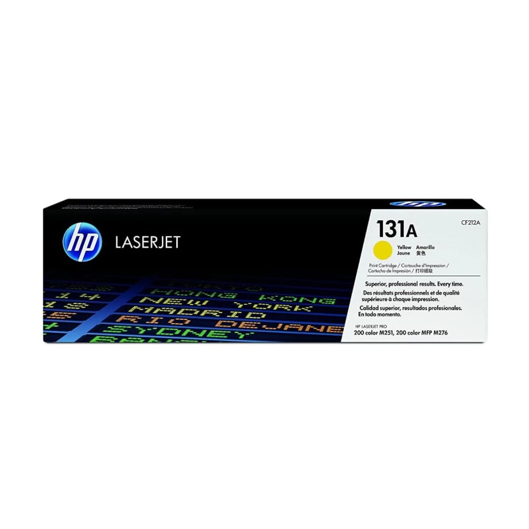خرطوشة ليزر HP رقم 131A باللون الأصفر