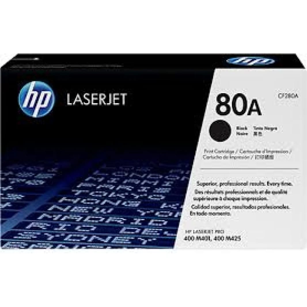 HP Laser Cartridge No 80A Black