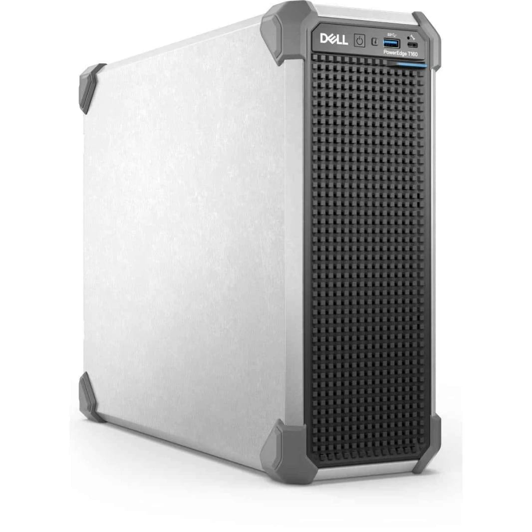 Dell PowerEdge T160 Tower Server, Intel Xeon E-2414 Up To 4.5GHz, 16GB DDR5 Memory, 2TB 7.2K 3.5 HDD w/ 300W Bronze PSU (3 Years Warranty)