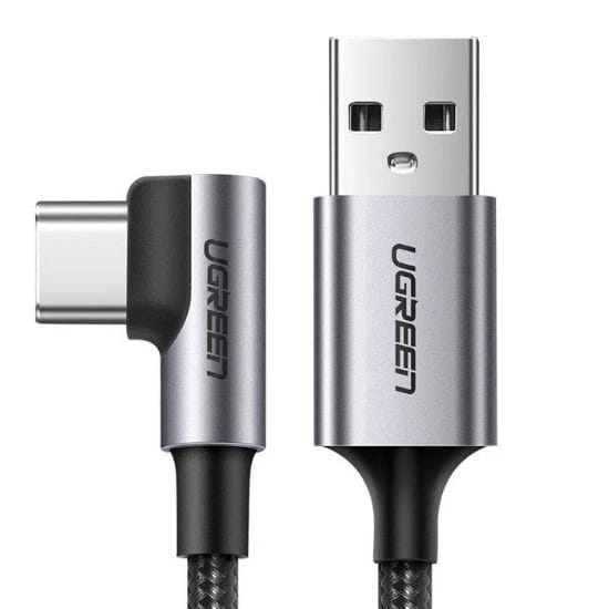 UGREEN Angle Cable USB - USB Type C 3A