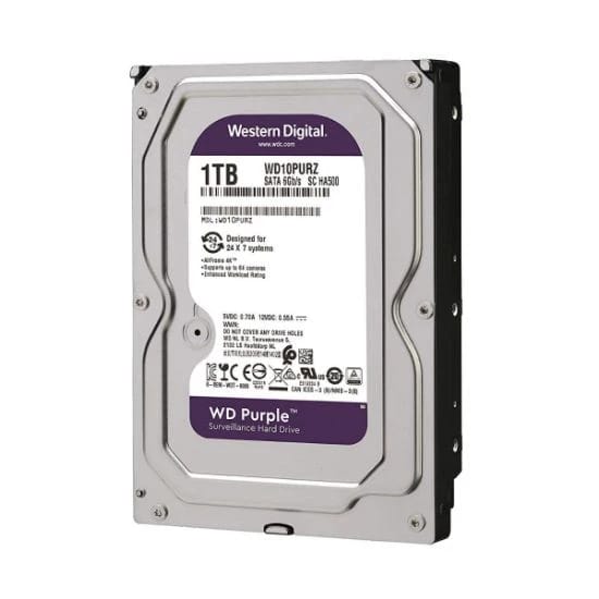قرص صلب للمراقبة بحجم 1 تيرابايت من WD Purple