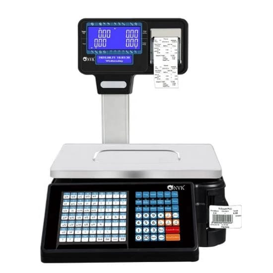 NVK Digital Scale With Print and Electronic Cash Printer