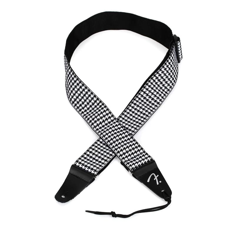 Houndstooth Jacquard Straps WHITE