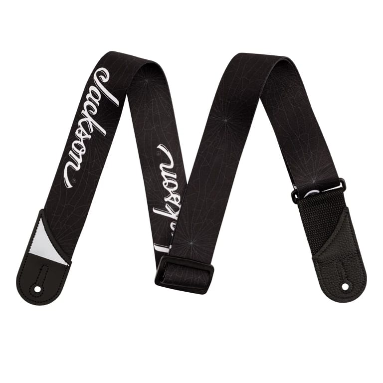 Jackson® White Logo Strap, Black