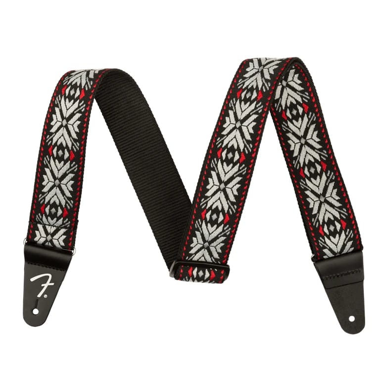 PASADENA WOVEN STRAP RED SNOWFLAKE