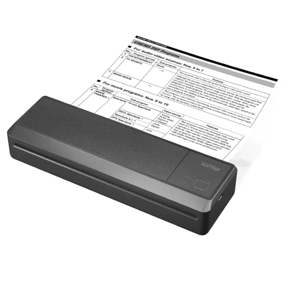 Xprinter XP-P83 Thermal Printer With Bluetooth Lightweight and Portable A4 Thermal Printer