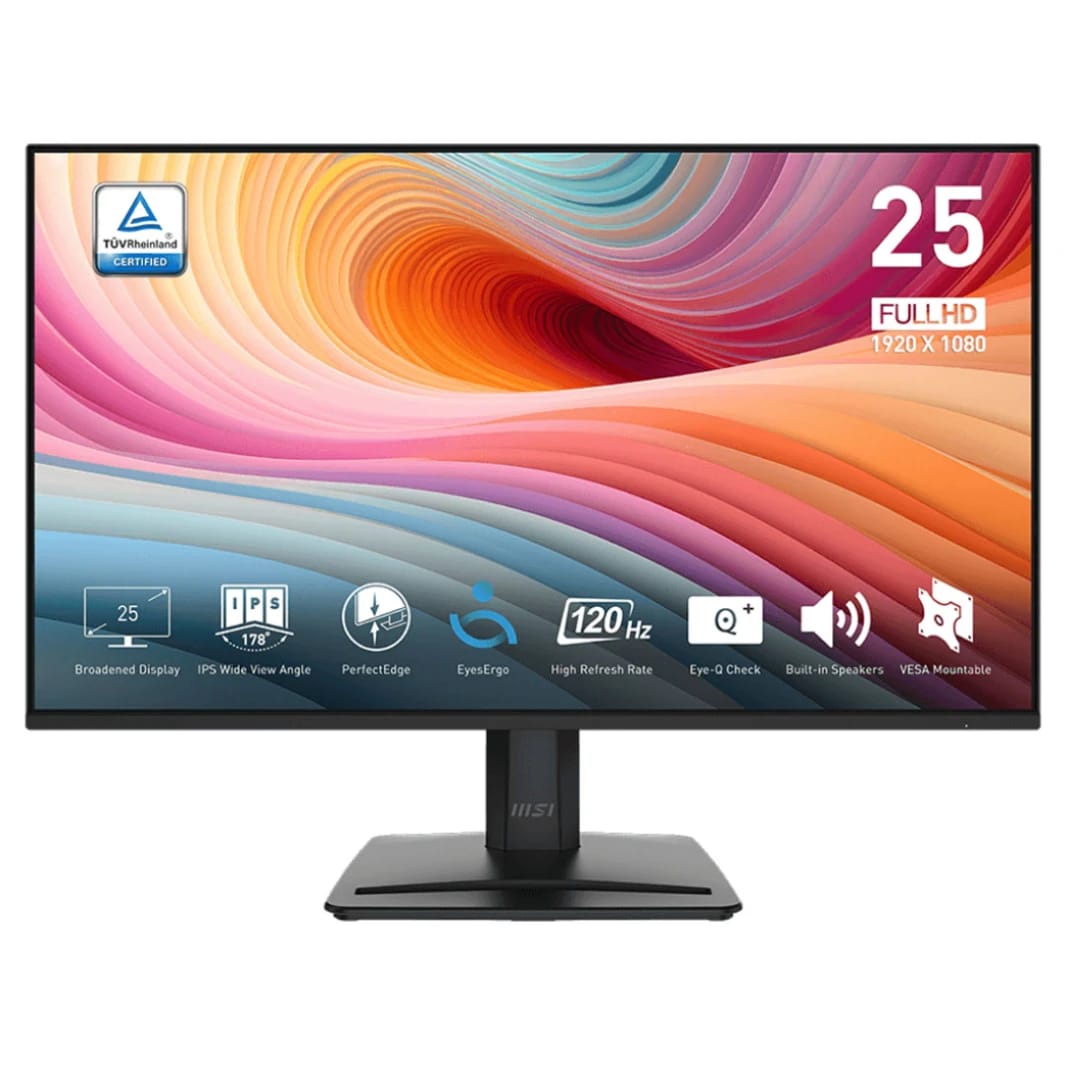 شاشة MSI PRO MP251 E2 مقاس 24.5 بوصة FHD - 120 هرتز IPS