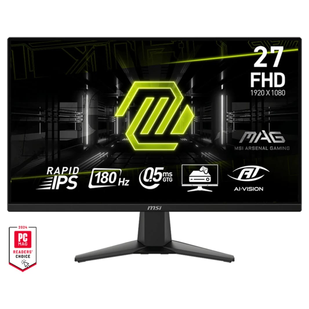 شاشة الألعاب MSI MAG 275F مقاس 27 بوصة - 180 هرتز بتقنية IPS السريعة - FHD