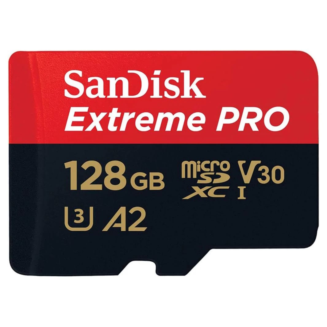 SanDisk Extreme PRO 128GB microSDXC UHS-I Card (200MB/s Read, 90MB/s Write)