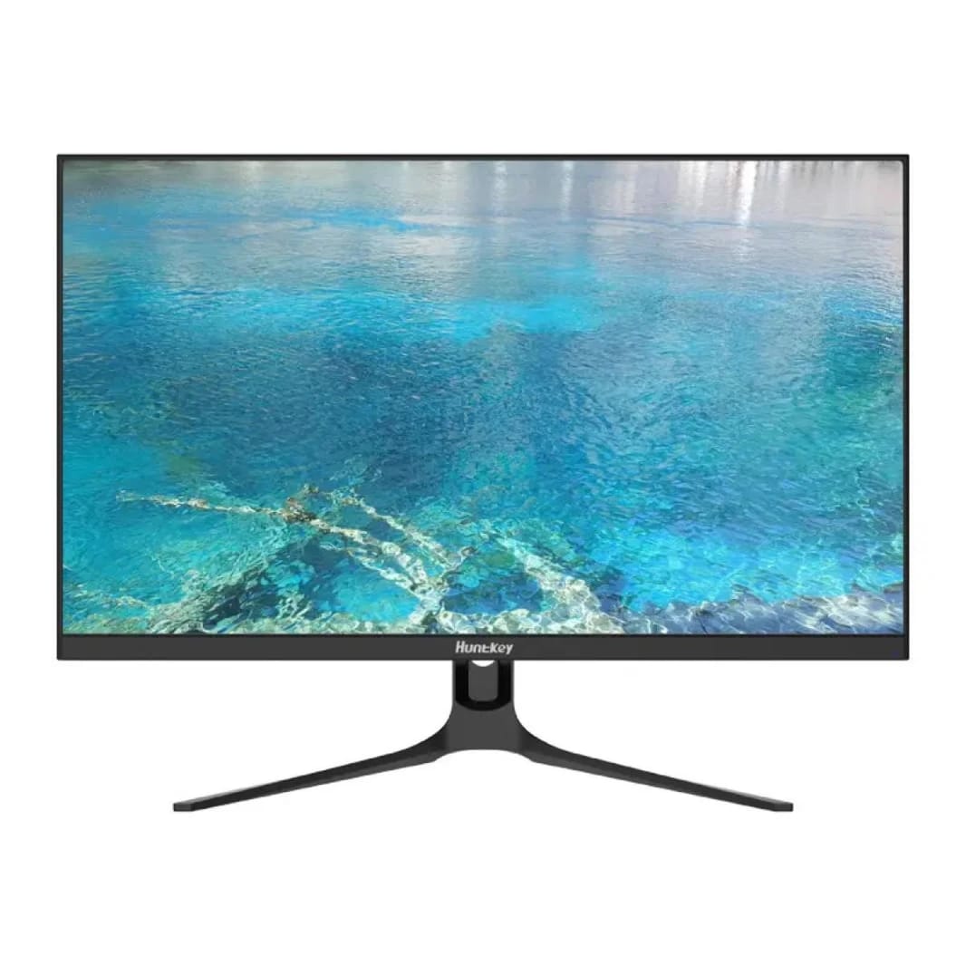 Huntkey G2738S 27" FHD Monitor with 178° Wide Viewing Angle and UK Plug Adapter