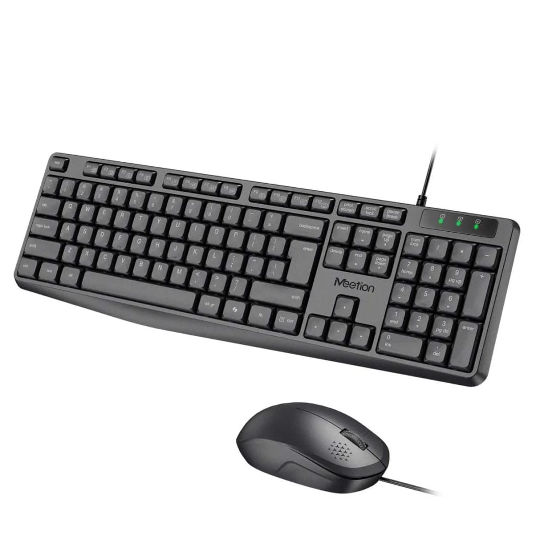 Meetion C235 Full-Size Silent Wired Office Keyboard & Mouse Combo