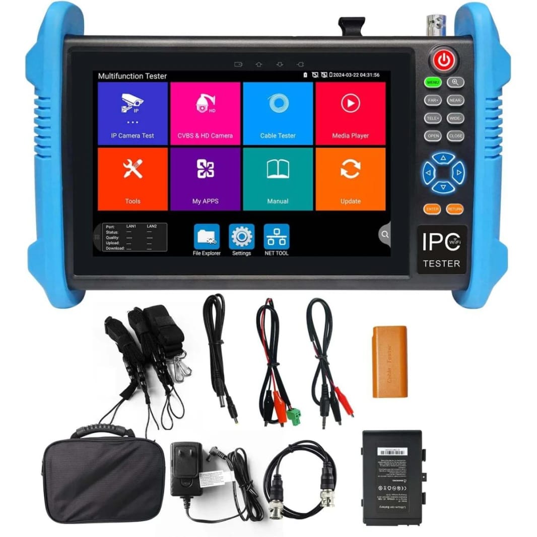 V86 All in One TVI CVI AHD EX-SDI/HD-SDI CVBS IP Tester