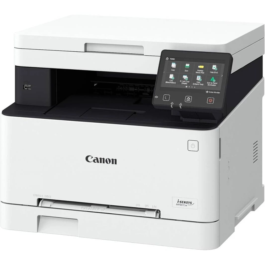 Canon i-SENSYS MF651Cw 3-in-1 Print Copy Scan Multifunction Colour Wi-Fi Laser Printer