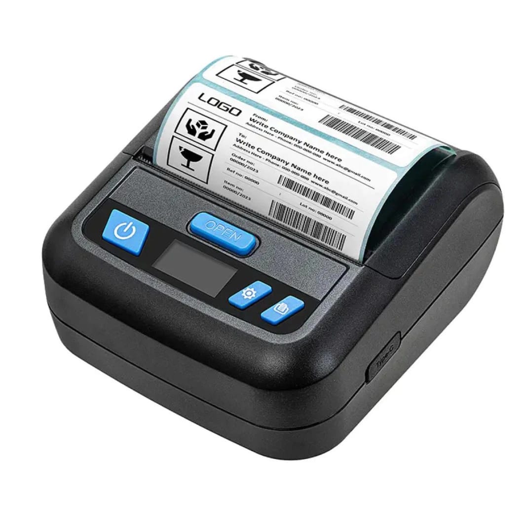 طابعة الإيصالات والملصقات المتنقلة Xprinter XP-P328B بتقنية البلوتوث