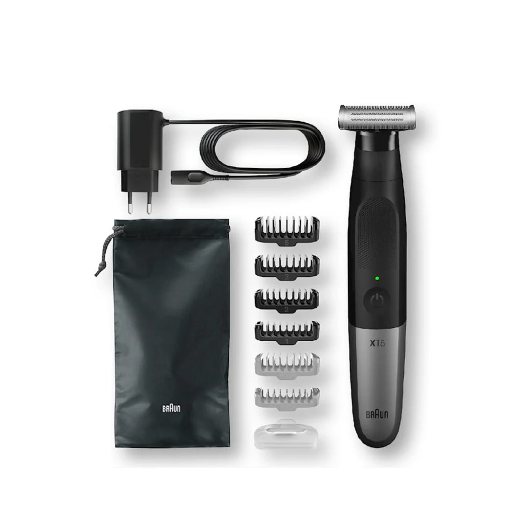 Braun Shaver XT5200 Fast and Comfortable 4 Cutting Elements 2 Side Trimmers