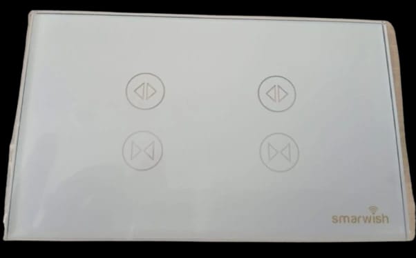 ستارة سمارتوش تويا 2 بالمعيار الأمريكي - أبيض (smarCurtain Double-US-W)