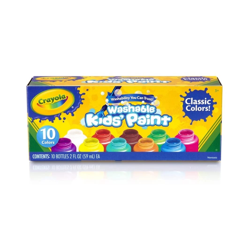 Crayola Washable Kids Paint Bottles Set of 10