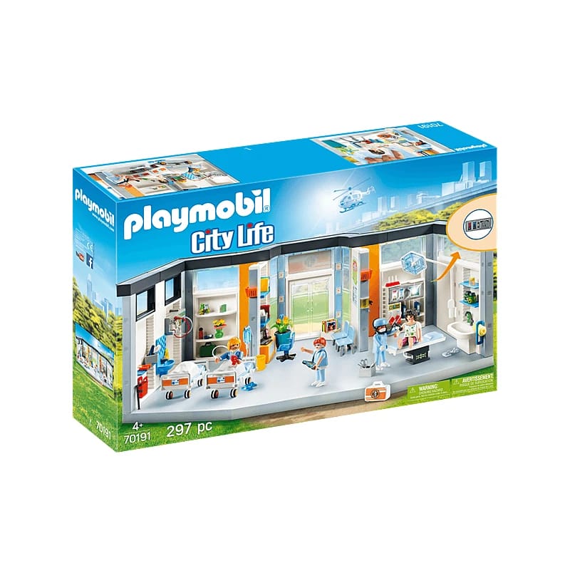 Playmobil City Life Furnished Hospital Wing 297Pcs