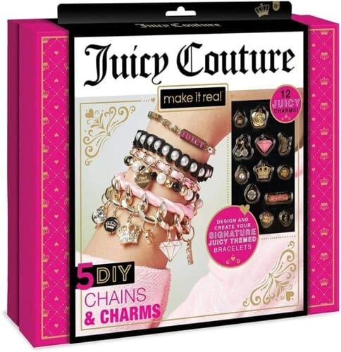 Make It Real Juicy Couture Gold 5 DIY Chains And Charms