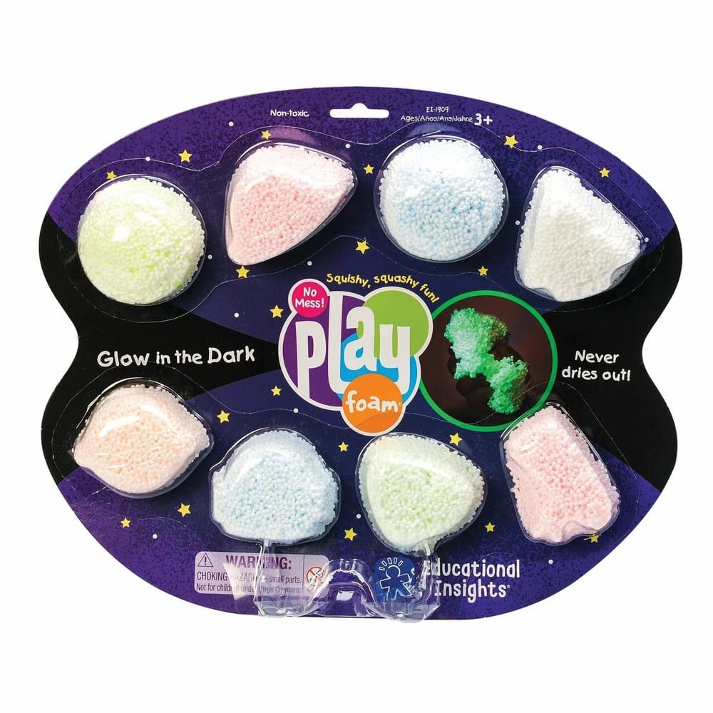 The Learning Resources Playfoam Glow-in-the-Dark 8 Pack