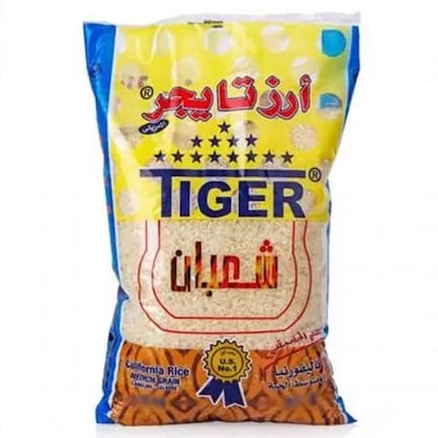 أرز تايجر متوسط الحبة 3.7 كجم