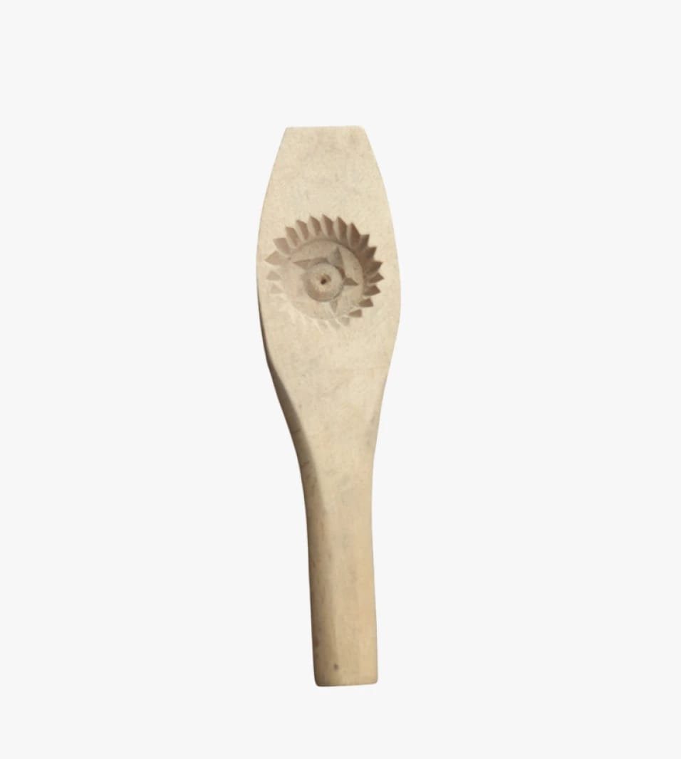 Hand-Carved Wooden Hammer for Artisans and Artists Focused on Traditional Carving and Sculpting Tools