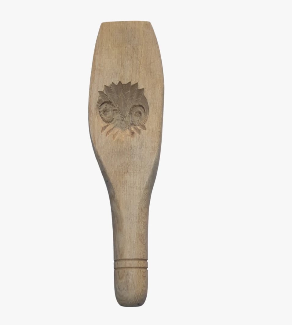 Handcrafted Wooden Spoon with Bull Emblem for Unique Kitchen Decor for Craft Enthusiasts