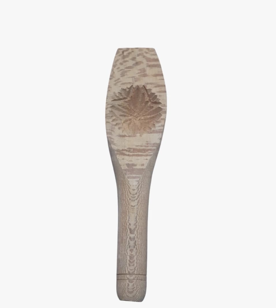 Premium Quality Carved Wooden Tool with Unique Design for Decoration Engraving, Perfect for Craft Enthusiasts and Traditional Art Lovers