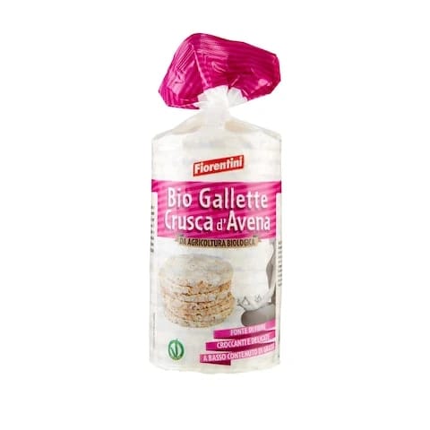 Fiorentini Crispy Cakes Oat Bran Organic 100 Gram