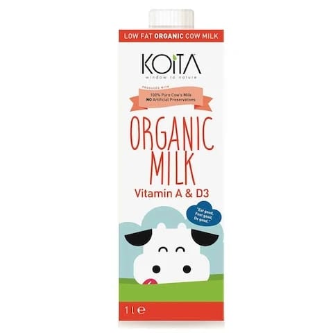 حليب كويتا العضوي قليل الدسم 1 لتر