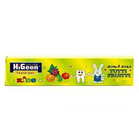 Higeen Toothpaste Tutti Fruity 60 Gram