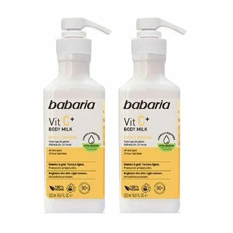 Babaria Body Milk With Vitamin C 500 Ml 2 Pieces