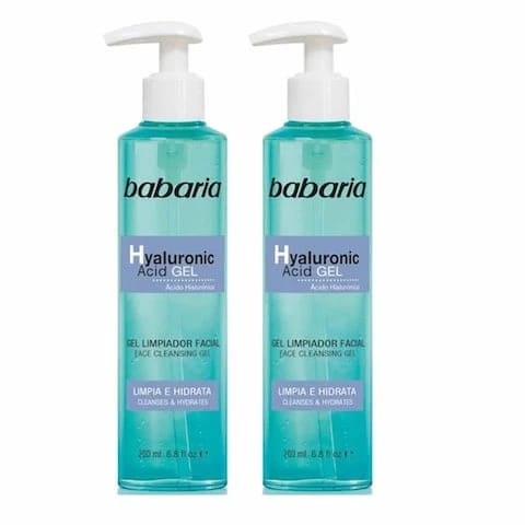 Babaria Hyaluronic Acid Gel Cleanser 200 Ml 2 Pieces