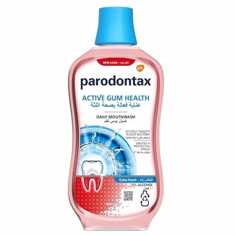 Paradontax Mouth Wash Active Gum Health Extra Fresh 300Ml