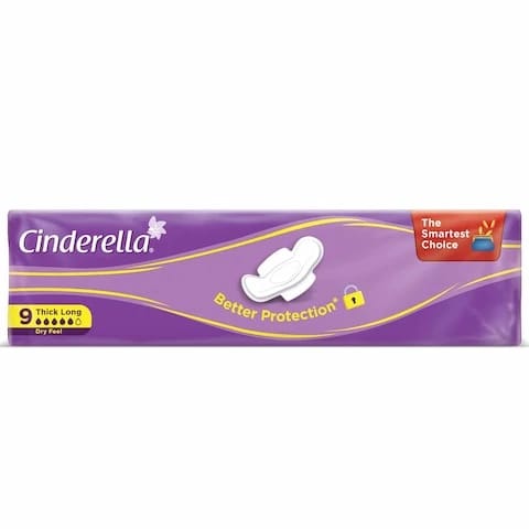 Cinderella Women Pads Wing Maxi Dry 10 Pads