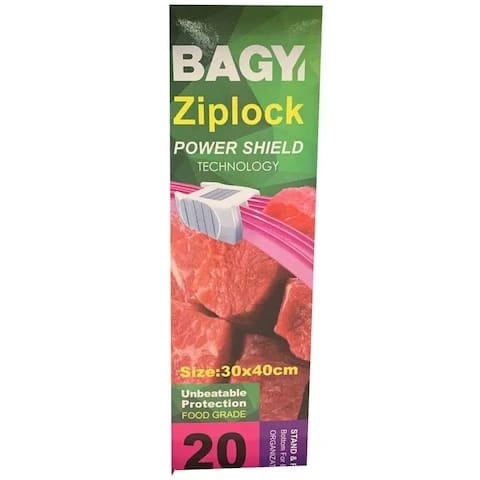 Bagy Zipper Bags 30 X 40 Cm 20 Pieces