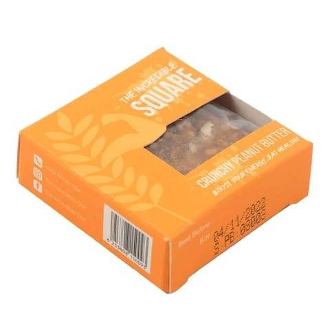 The Incredible Oat Square Peanut Butter 35 Gram